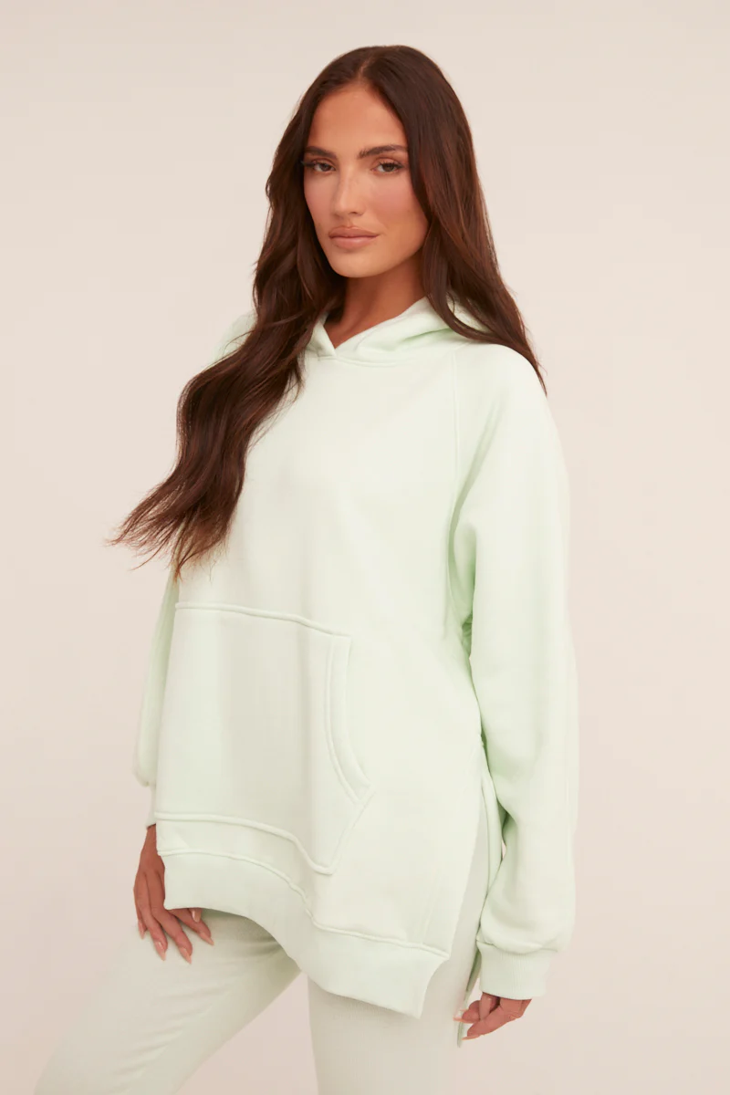 Mint Oversized Hoodie And Leggings Co-ord Set - Renee - Image 3