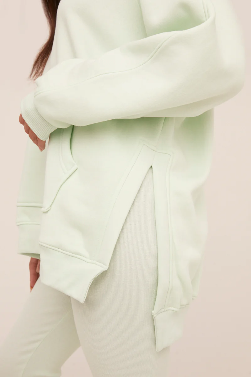 Mint Oversized Hoodie And Leggings Co-ord Set - Renee - Image 4