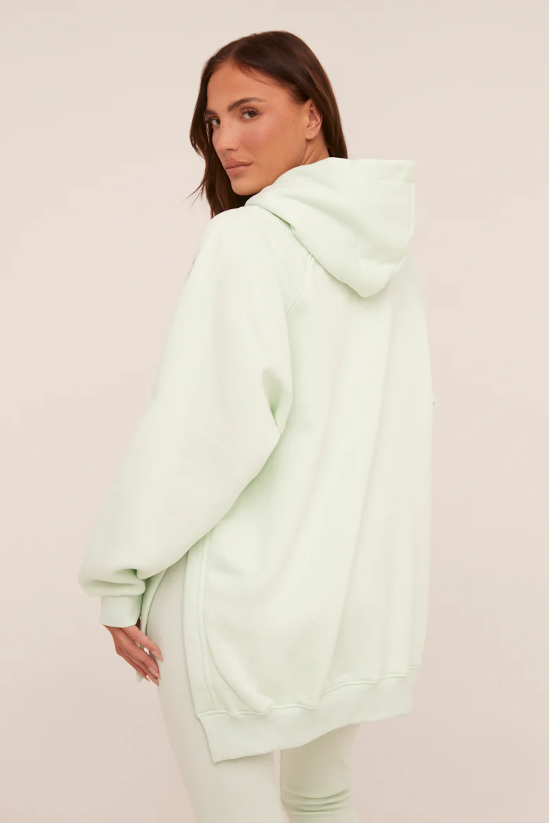 Mint Oversized Hoodie And Leggings Co-ord Set - Renee - Image 5